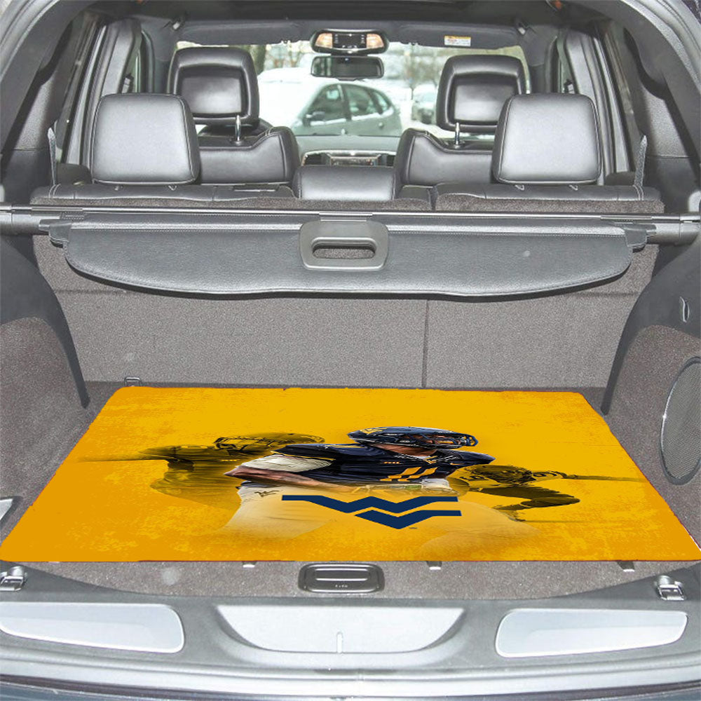 West Virginia Football Team Car Trunk Mat Non Slip