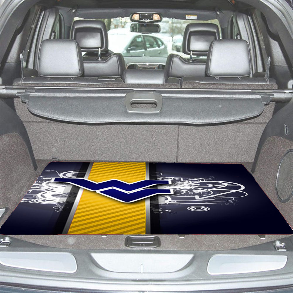 West Virginia Logo Car Trunk Mat Non Slip