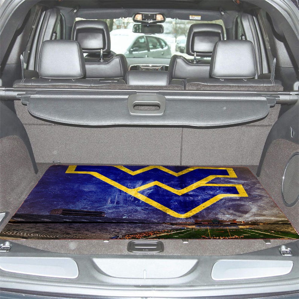 West Virginia Mountaineers Logo Car Trunk Mat Non Slip