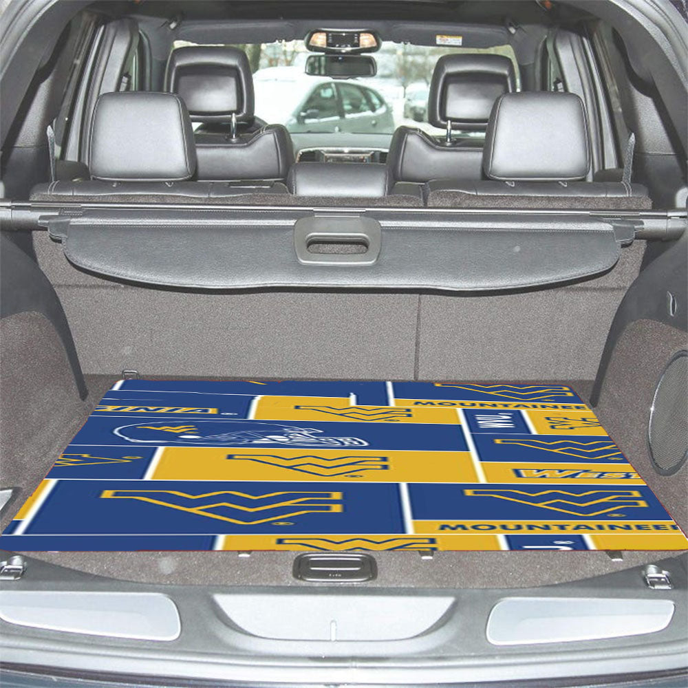 West Virginia Wvu Mountaineers Car Trunk Mat Non Slip