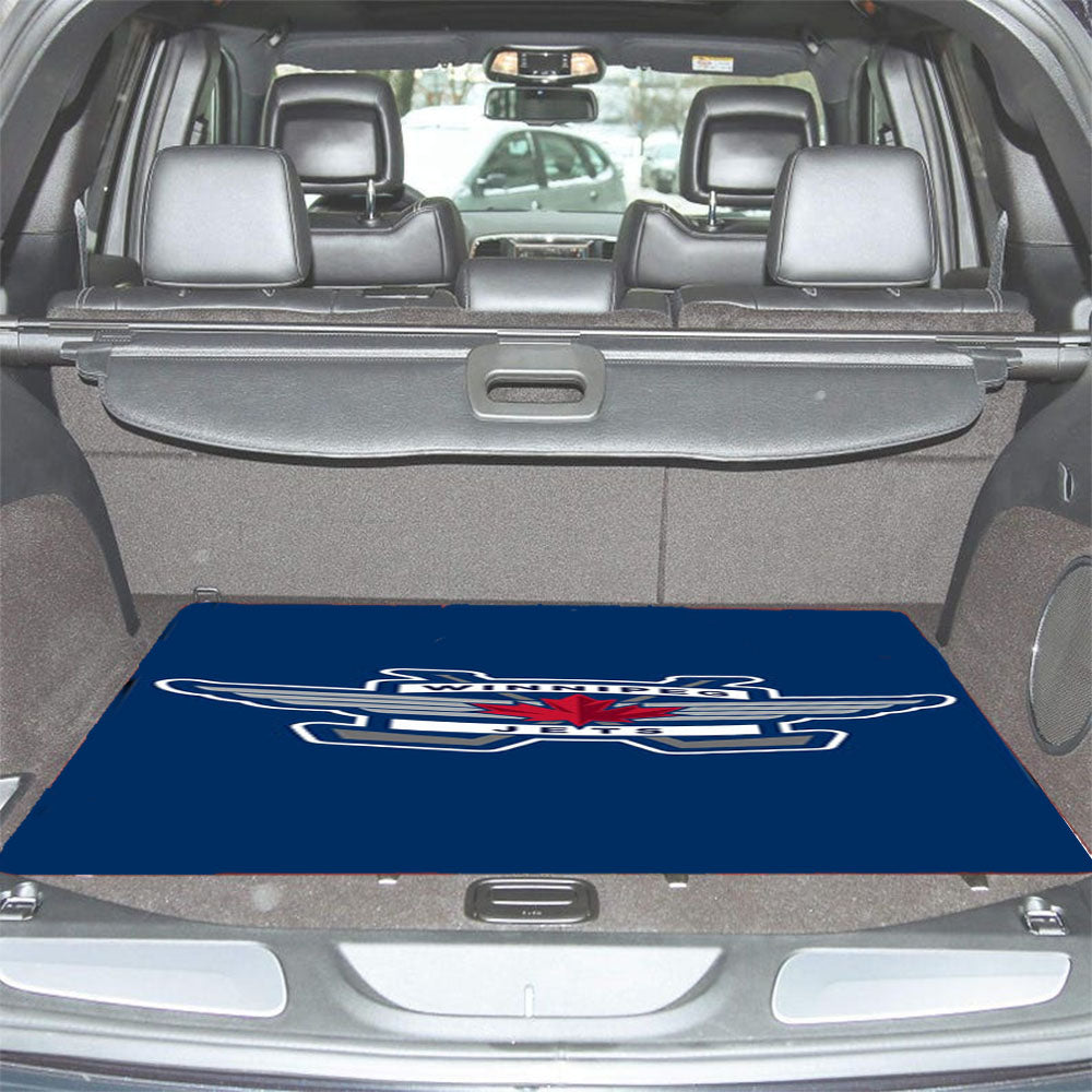 Winnipeg Jets Logo Car Trunk Mat Non Slip