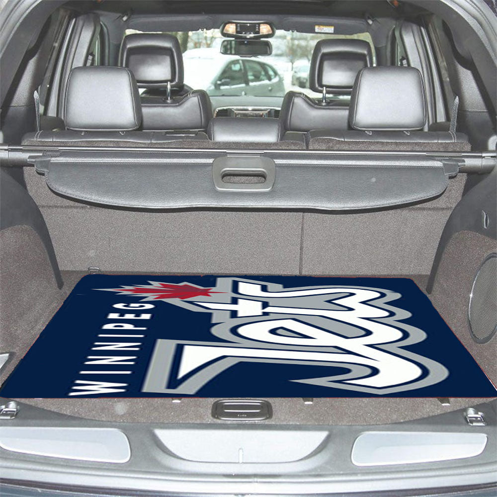 Winnipeg Jets Text Car Trunk Mat Non Slip