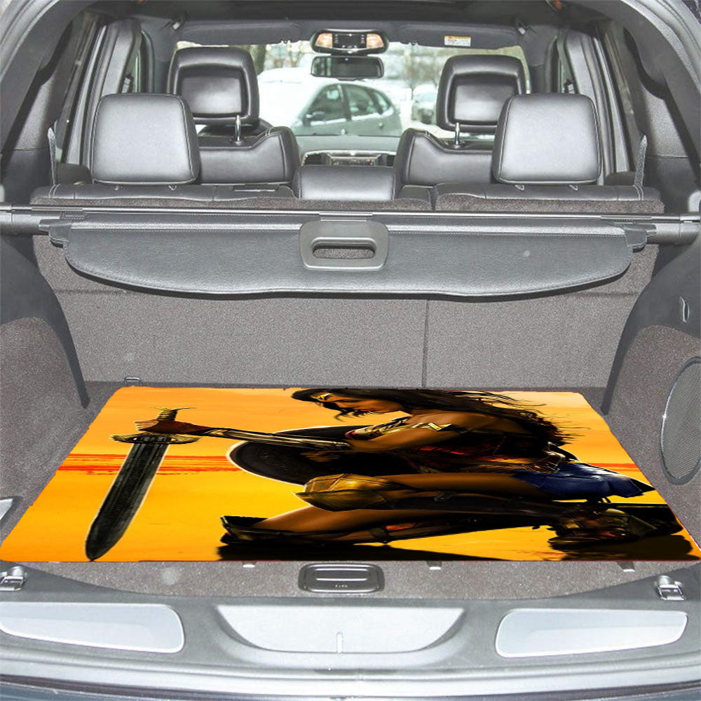 Wonder Woman Gal Gadot Car Trunk Mat Non Slip