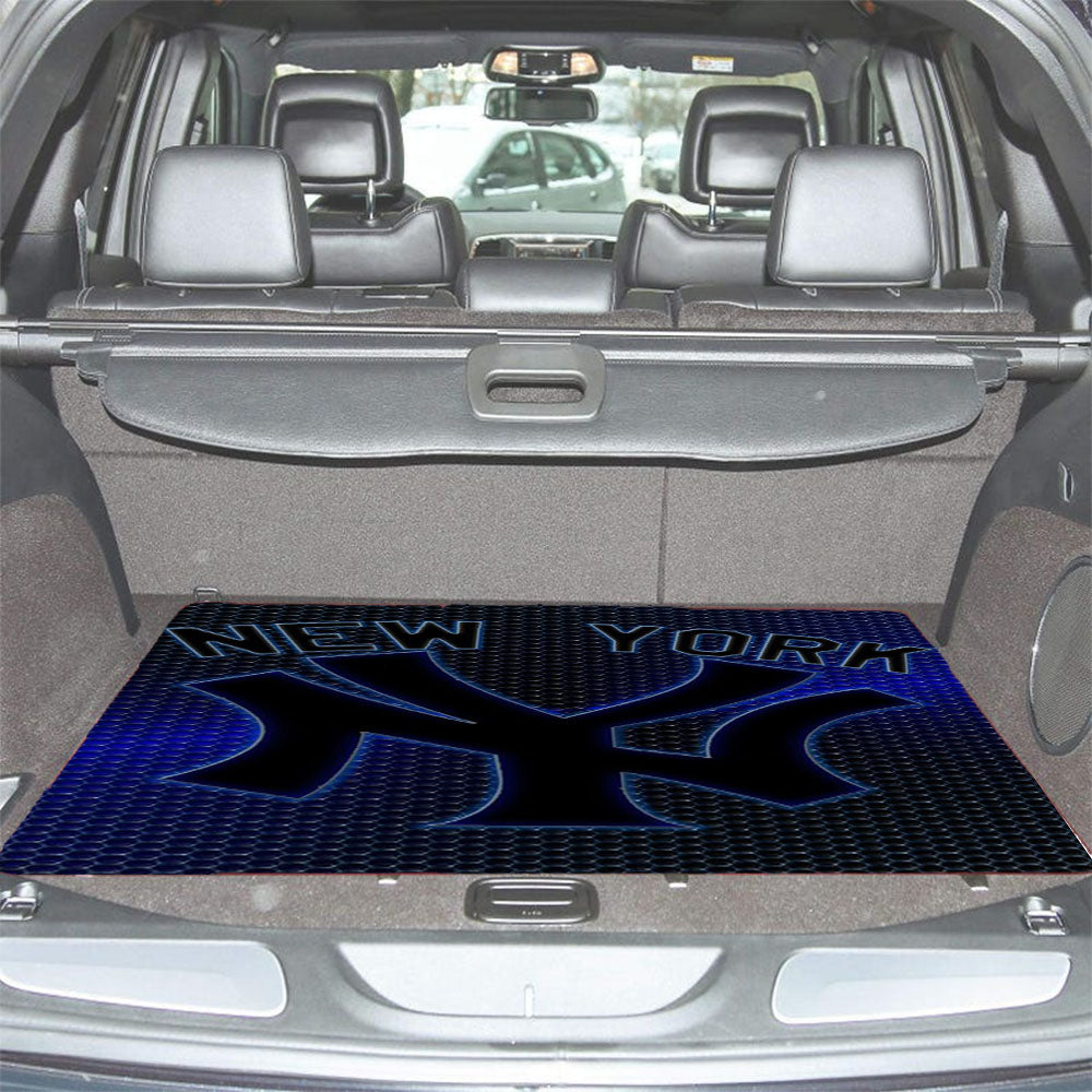 Yankees Newyork Glowing Car Trunk Mat Non Slip