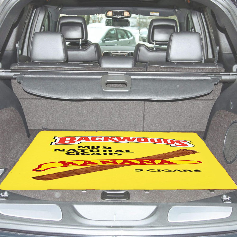 Yellow Backwoods Honey Berry Tobbaco Banana Car Trunk Mat Non Slip