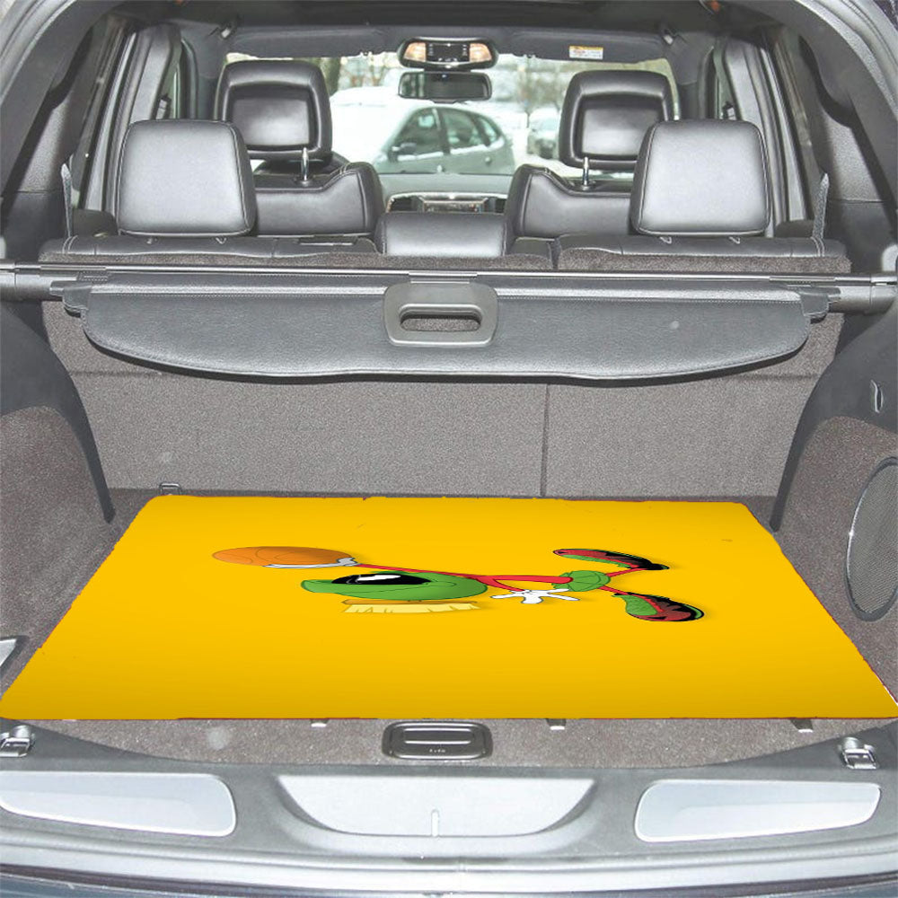 Yellow Marvin The Martian Basketball Car Trunk Mat Non Slip