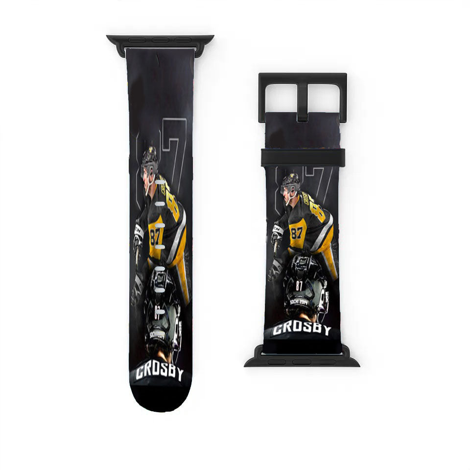 87 Sidney Crosby Pittsburgh Penguins Apple Watch Band 38Mm - 44Mm