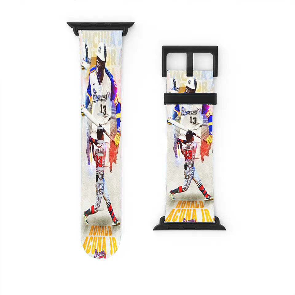 Acuna Jr Atlanta Braves Nba Apple Watch Band 38Mm - 44Mm