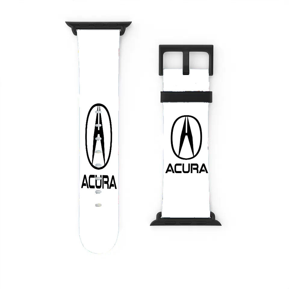 Acura Logo White Apple Watch Band 38Mm - 44Mm
