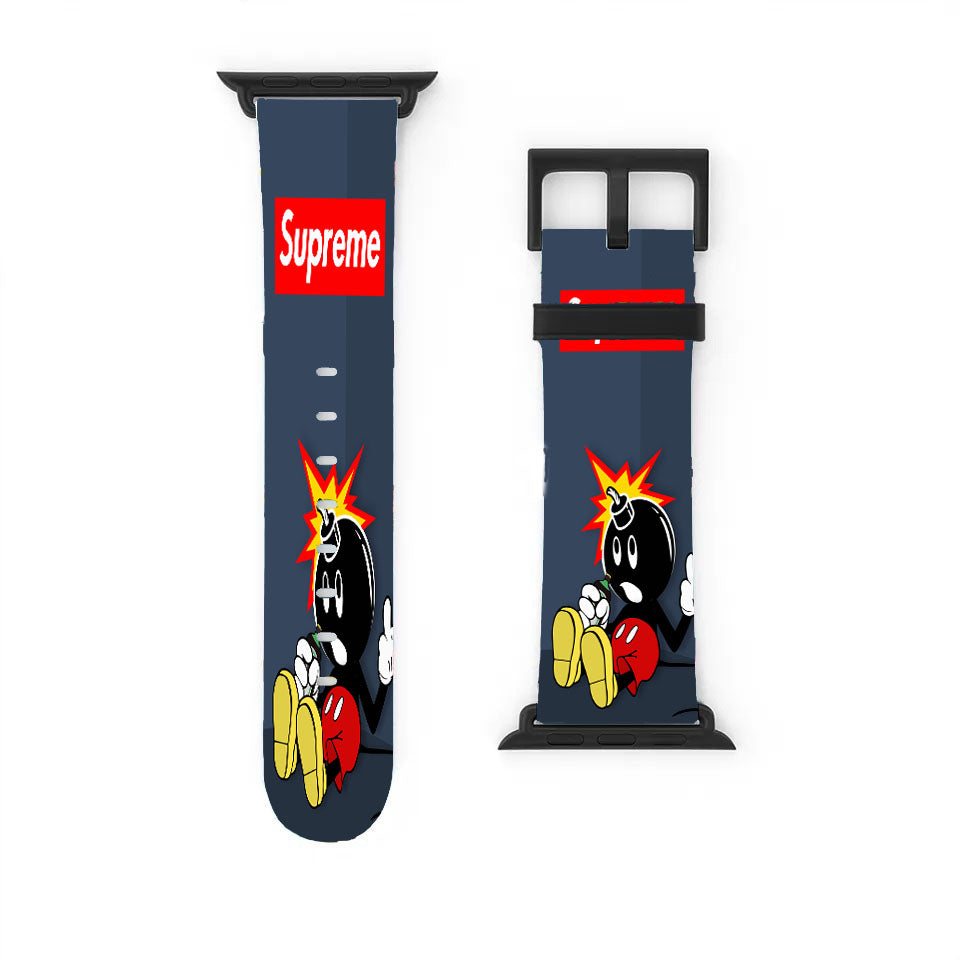 Adam Bomb The Hundreds Bomb Mickey Mouse Apple Watch Band 38Mm - 44Mm
