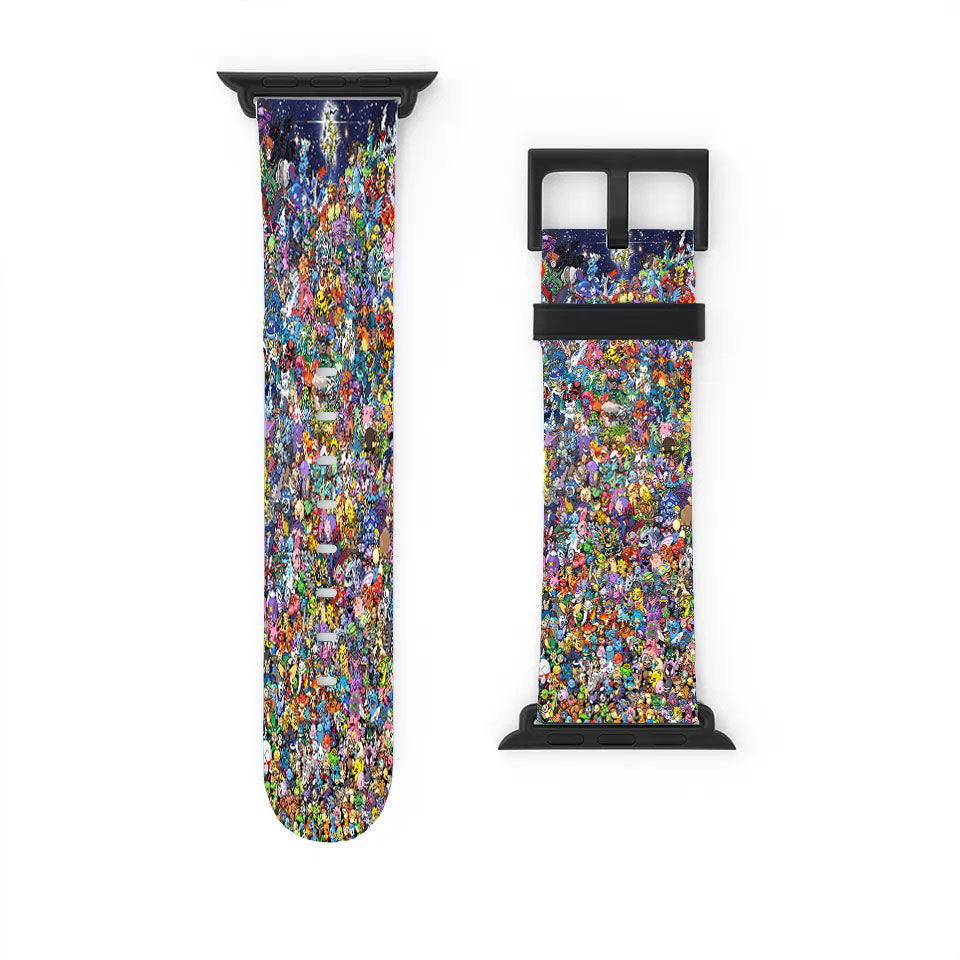 All Pokemon Bw Apple Watch Band 38Mm - 44Mm