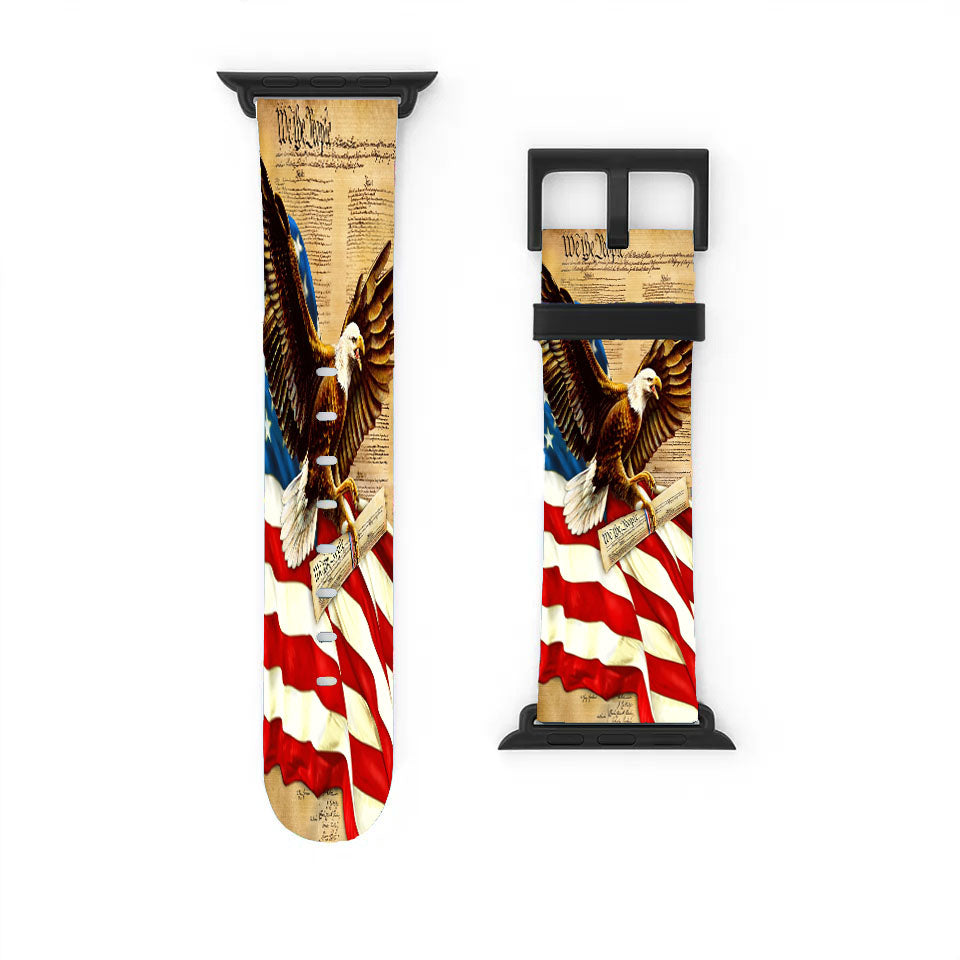 American Flag Eagle Apple Watch Band 38Mm - 44Mm