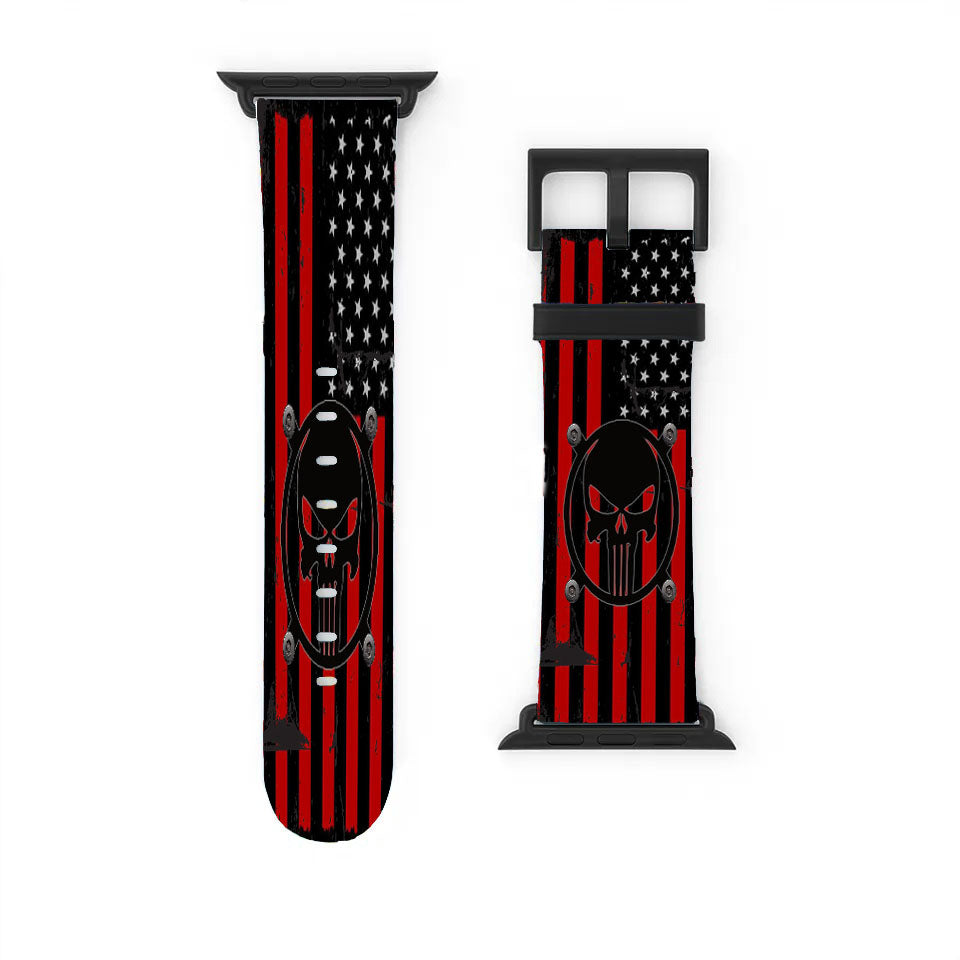 American Flag Punisher Apple Watch Band 38Mm - 44Mm
