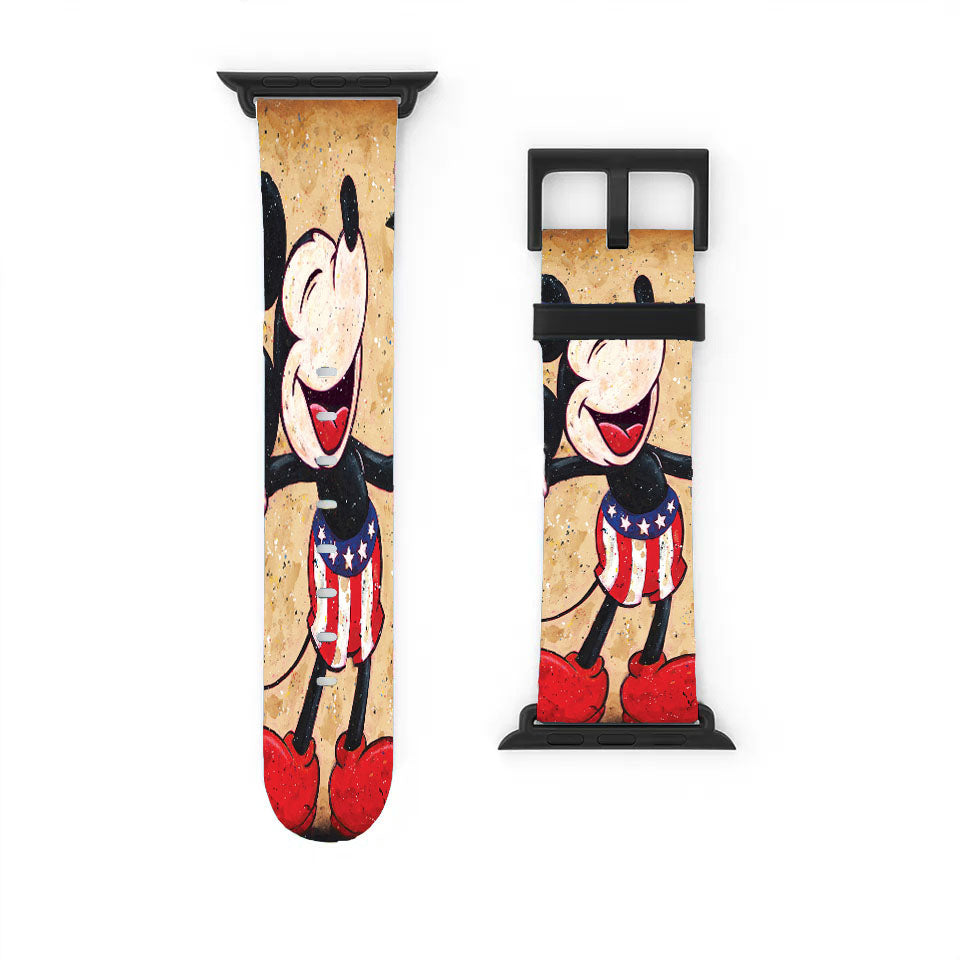 American Vintage Mickey Mouse Apple Watch Band 38Mm - 44Mm