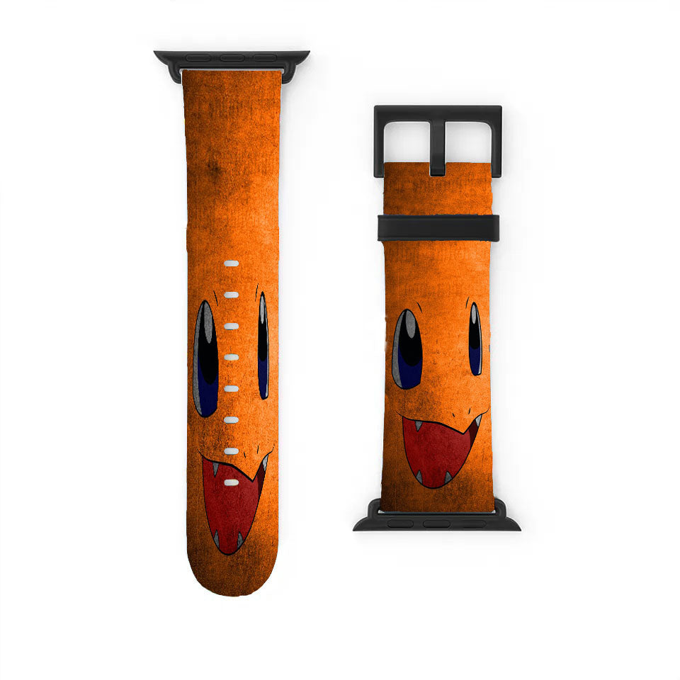 Anime Pokemon Minimalist Charmander Orange Apple Watch Band 38Mm - 44Mm