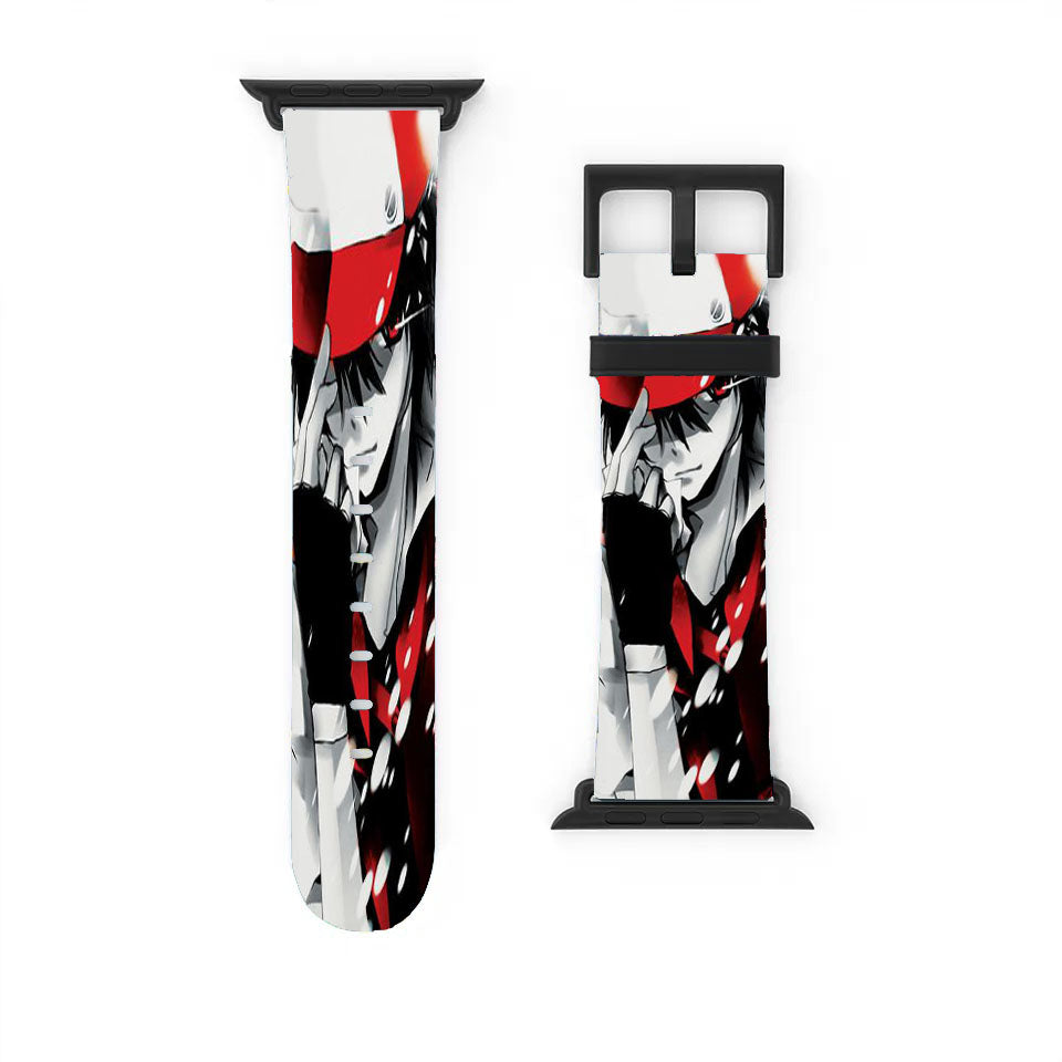 Anime Pokemon Trainer Red Apple Watch Band 38Mm - 44Mm