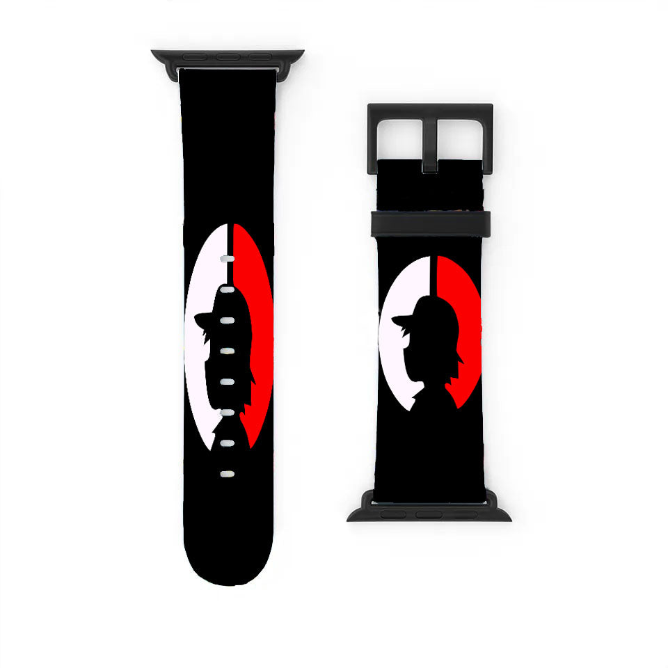 Ash Ketchum Pokemon Silhouette Apple Watch Band 38Mm - 44Mm