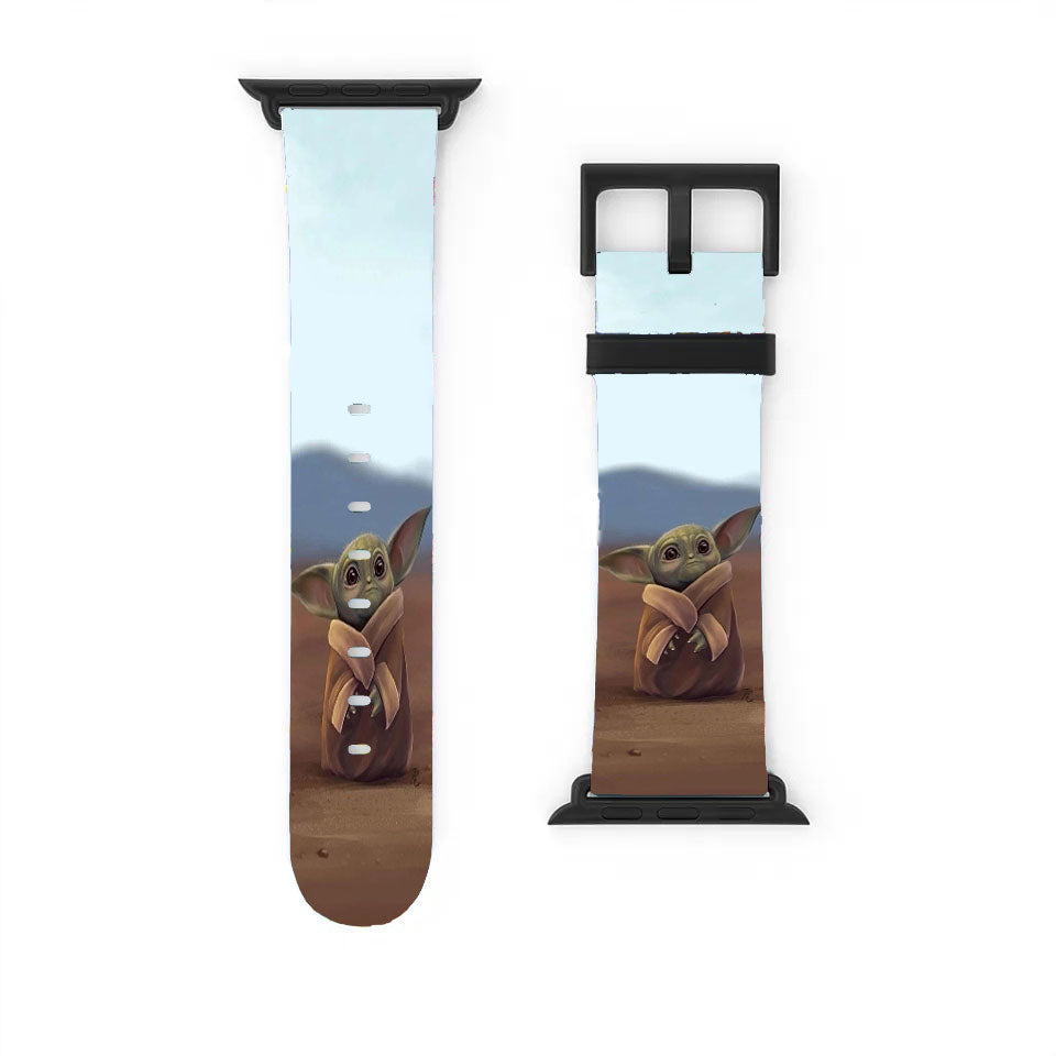 Baby Yoda Cute Star Wars Apple Watch Band 38Mm - 44Mm