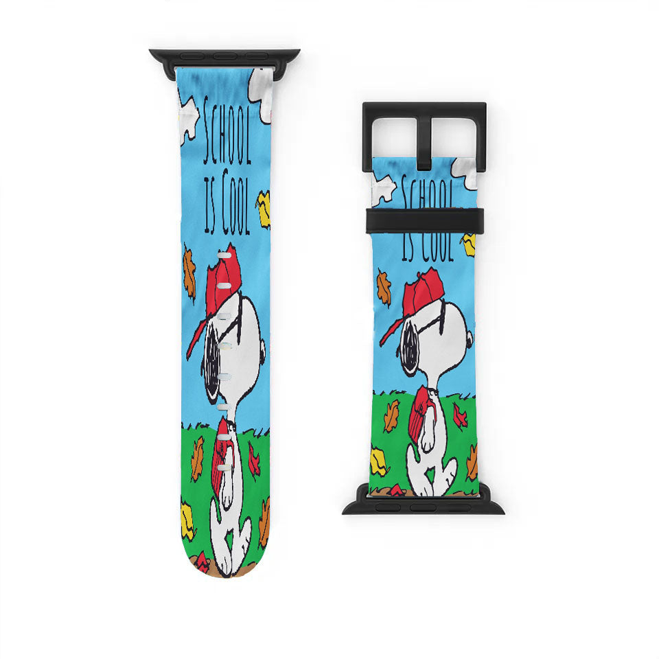 Back To School Snoopy Apple Watch Band 38Mm - 44Mm