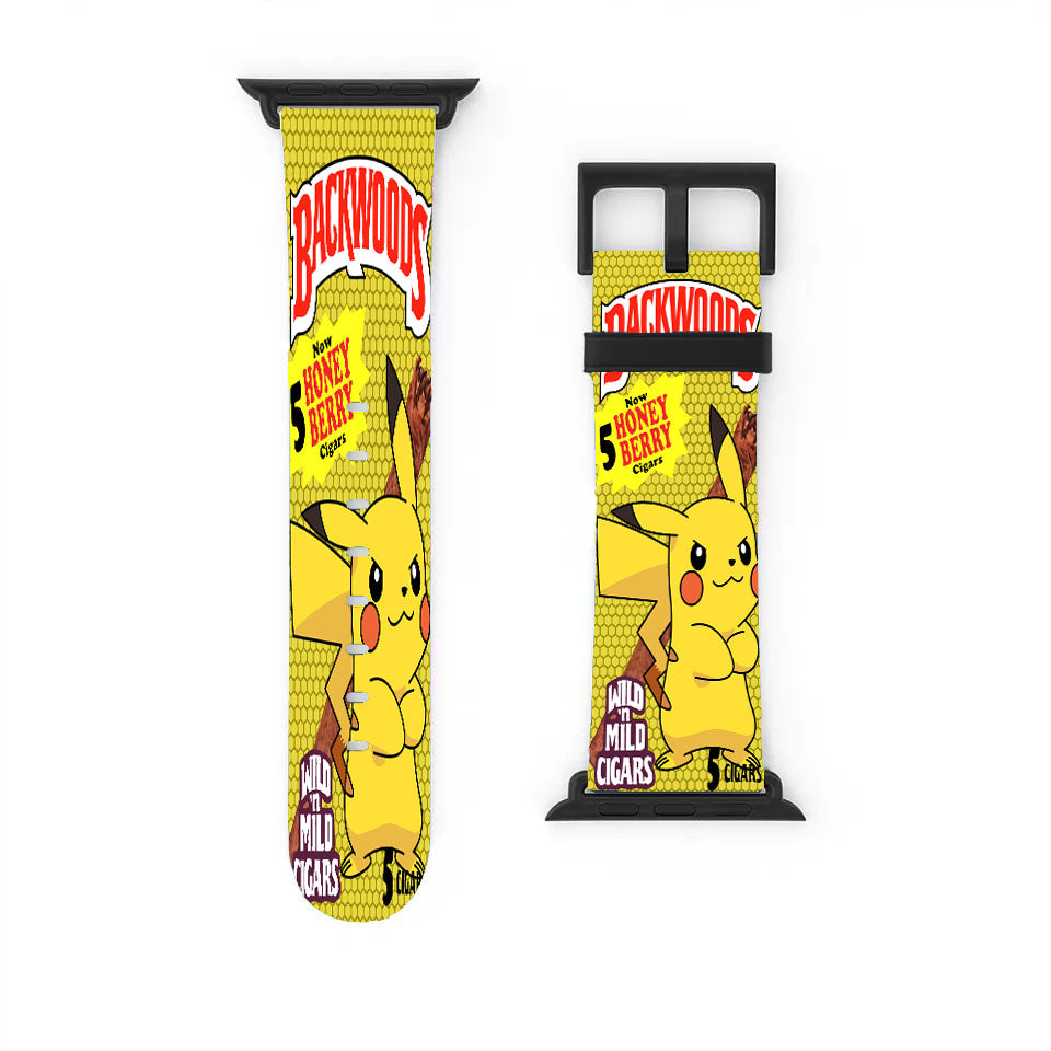Backwoods Pikachu Blunt Wraps Apple Watch Band 38Mm - 44Mm