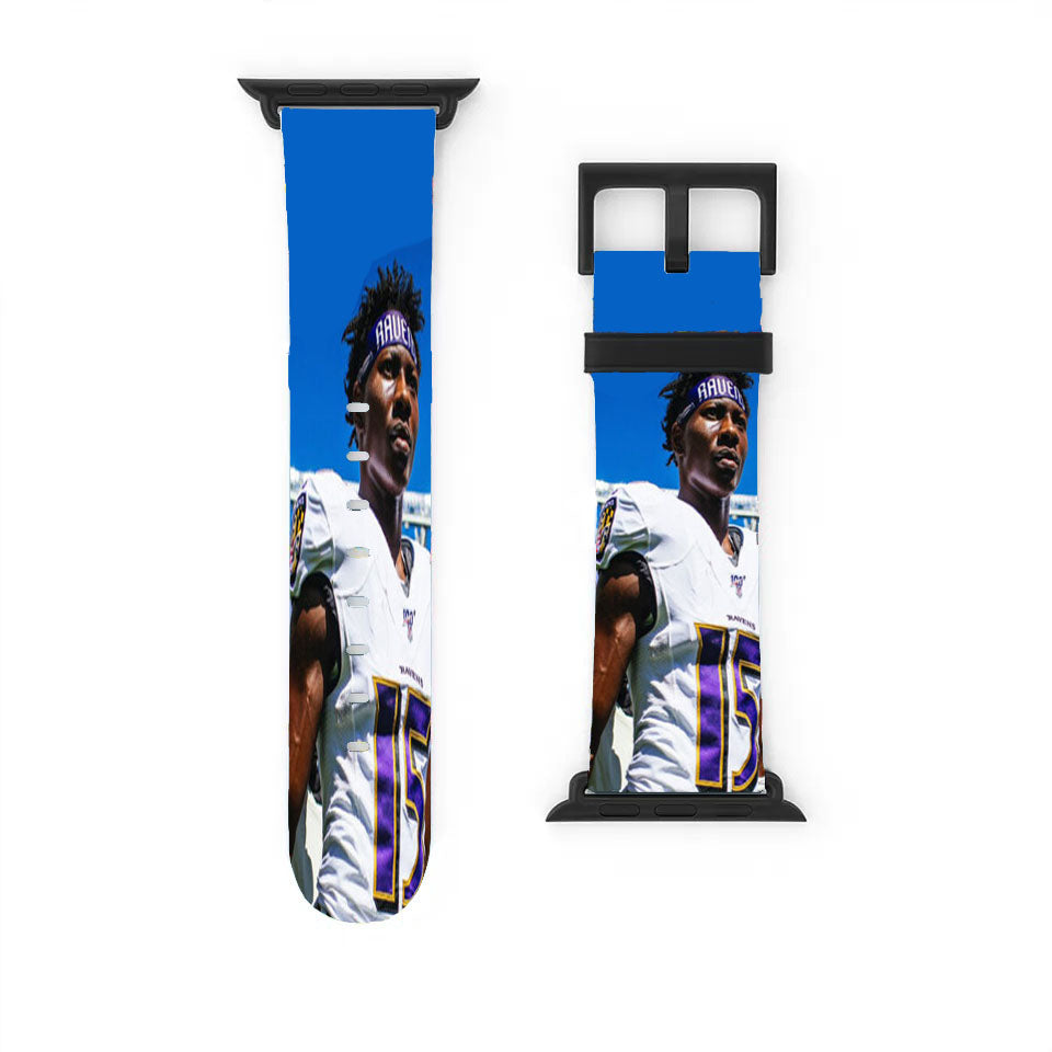 Baltimore Ravens Hollywood Brown Apple Watch Band 38Mm - 44Mm