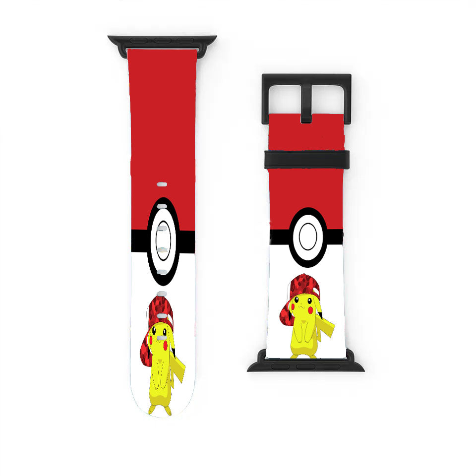 Bape Pikachi Pokemon Ball Apple Watch Band 38Mm - 44Mm