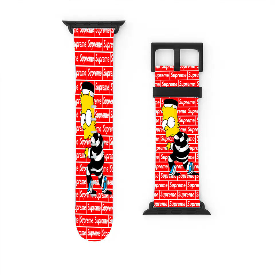 Bart Simpson Supreme Apple Watch Band 38Mm - 44Mm