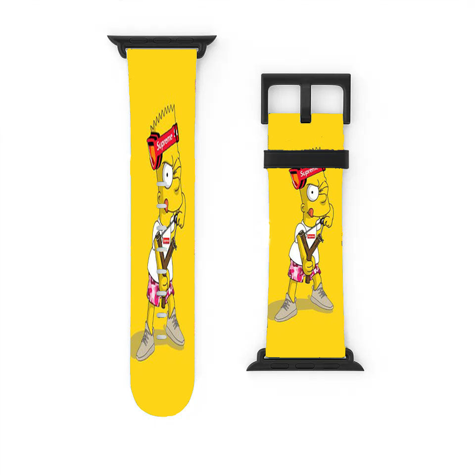 Bart Simpson Supreme Yeezy Apple Watch Band 38Mm - 44Mm