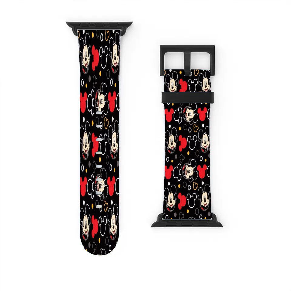 Beautiful Mickey Mouse Apple Watch Band 38Mm - 44Mm