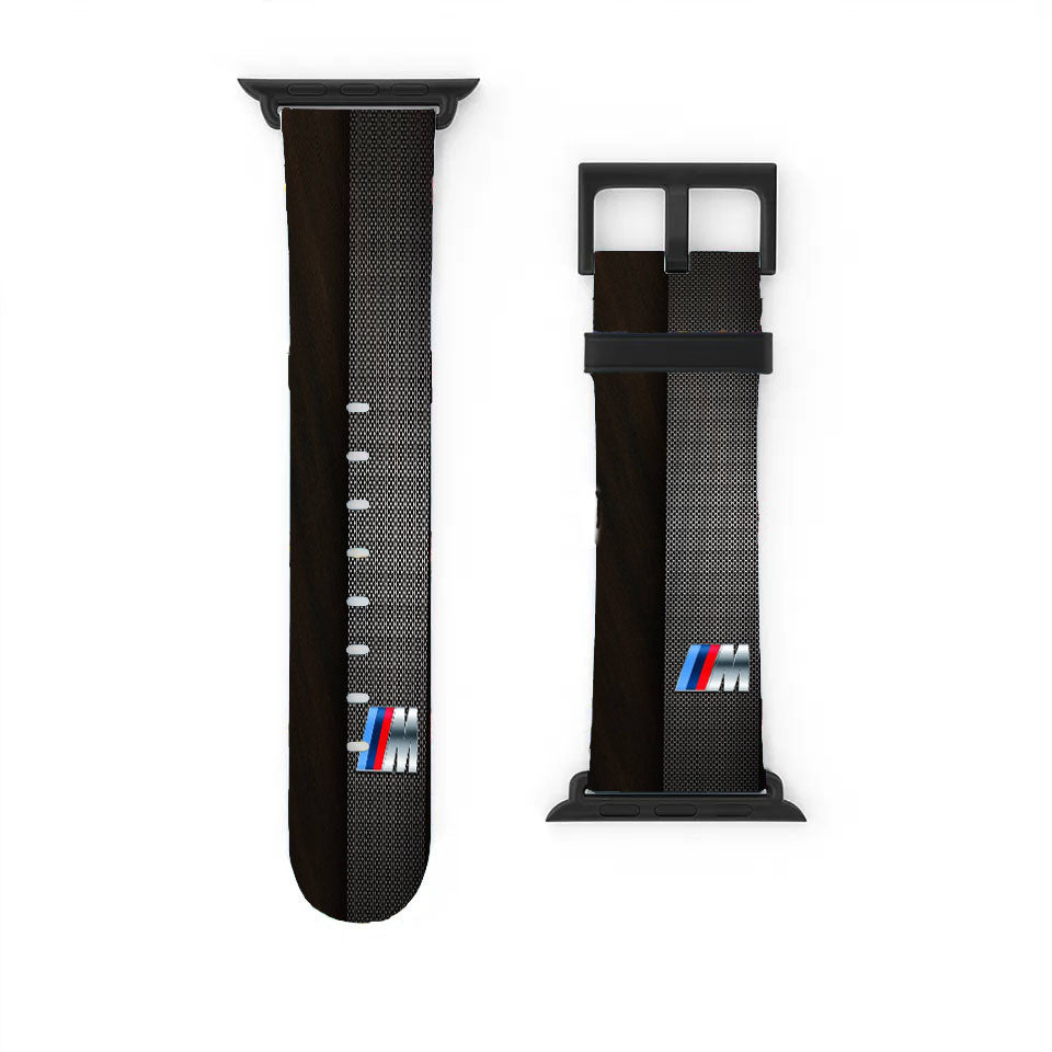 Bmw Fiber Carbon M Series Logo Wallpaper Apple Watch Band 38Mm - 44Mm