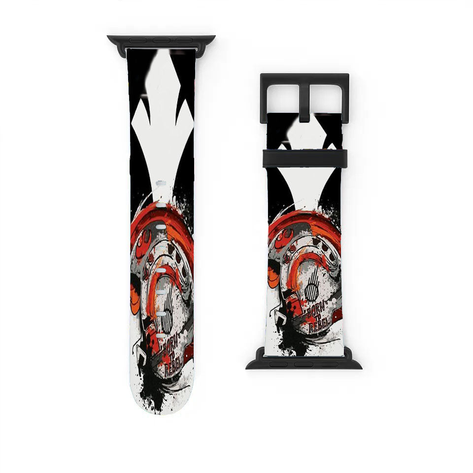 Born To Rebel Star Wars Rebel Alliance Logo Apple Watch Band 38Mm - 44Mm