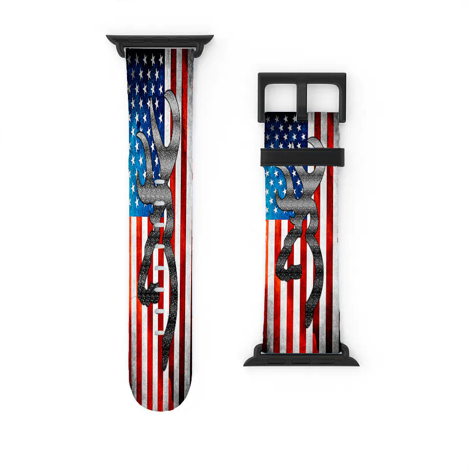 Browning American Flag Apple Watch Band 38Mm - 44Mm