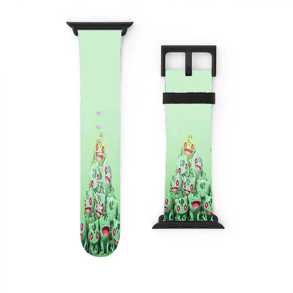 Bulbasaur Pokemon Green Collage Apple Watch Band 38Mm - 44Mm