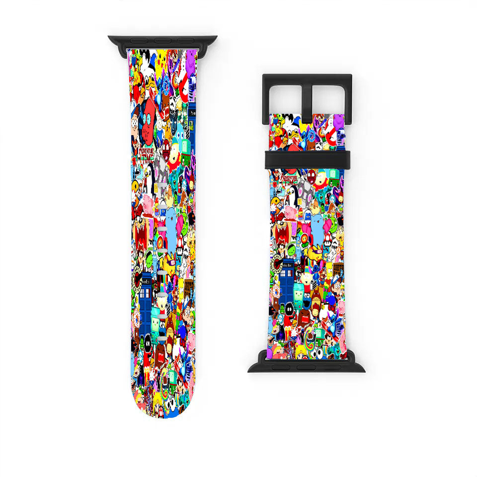 Cartoon Network Collage  Apple Watch Band 38Mm - 44Mm