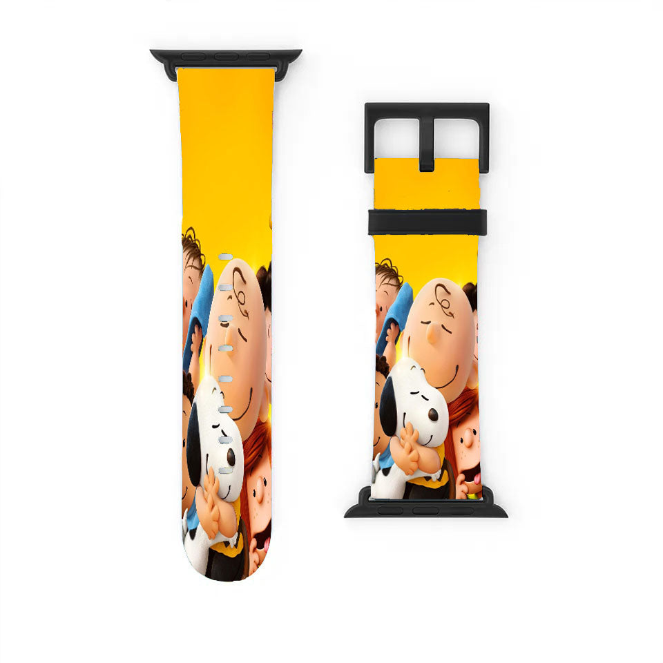 Charlie Brown And Snoopy Hugs The Peanuts Movie Poster Apple Watch Band 38Mm - 44Mm