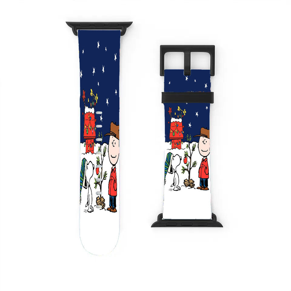 Charlie Brown Peanuts Comics Snoopy Apple Watch Band 38Mm - 44Mm