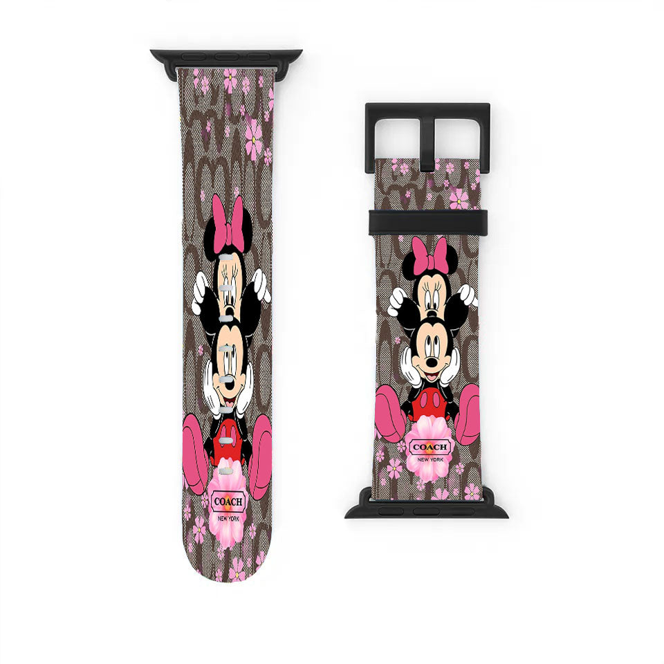 Coach Mickey Minnie Apple Watch Band 38Mm - 44Mm