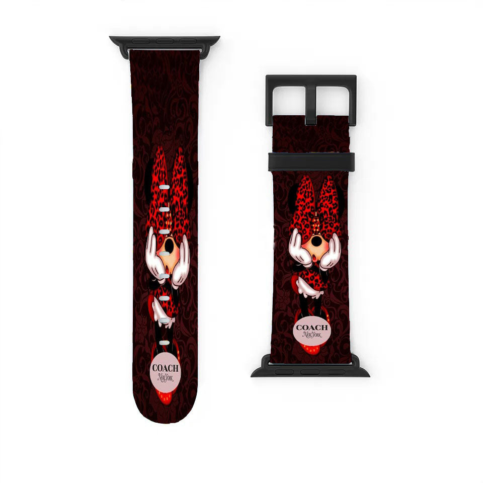 Coach Minnie Mouse New York Apple Watch Band 38Mm - 44Mm
