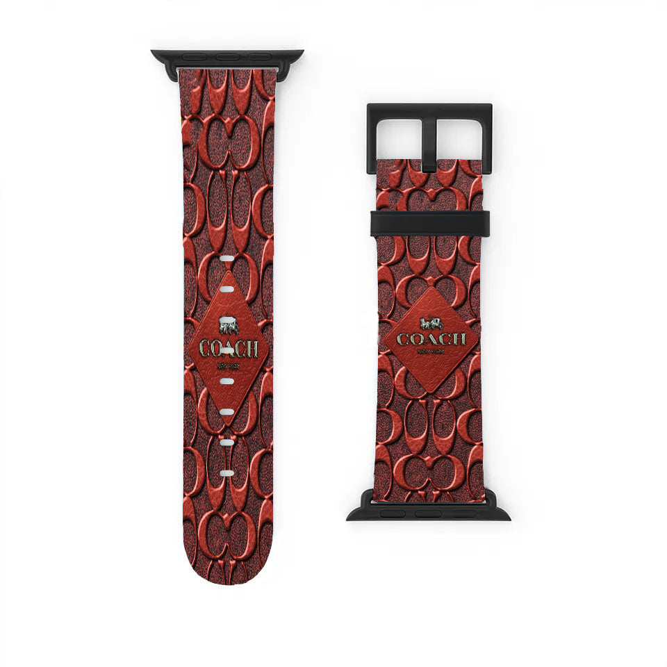Coach New York Brown Apple Watch Band 38Mm - 44Mm