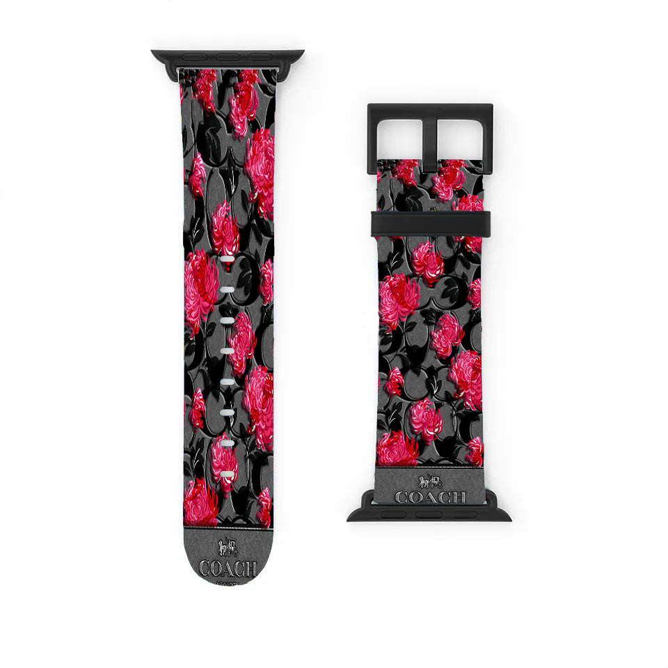 Coach New York Flower 3 Apple Watch Band 38Mm - 44Mm