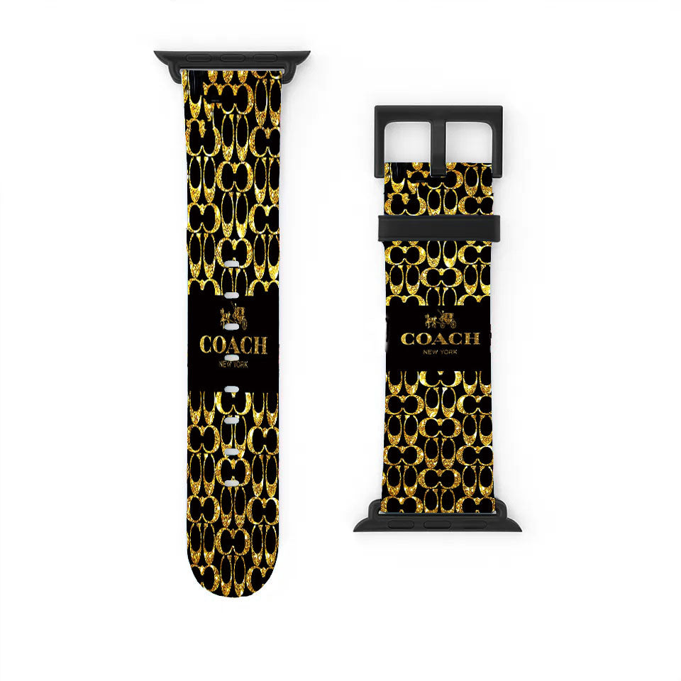 Coach New York Golden Apple Watch Band 38Mm - 44Mm