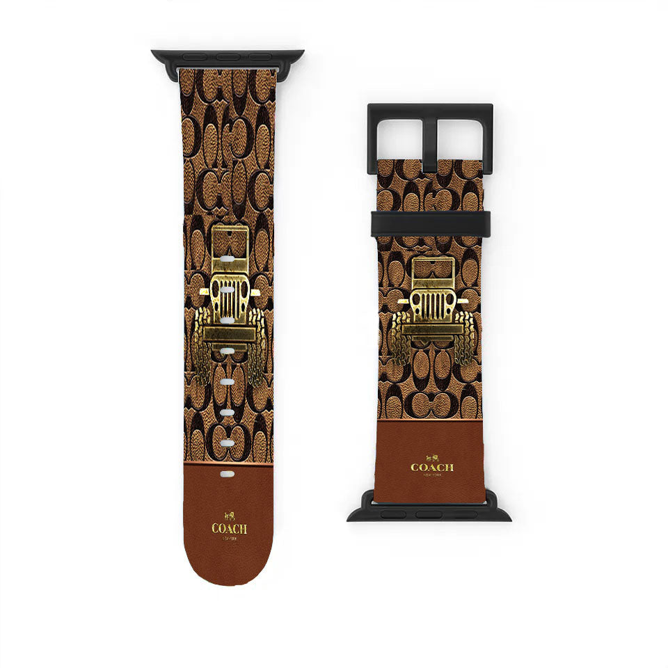 Coach New York Jeep Apple Watch Band 38Mm - 44Mm