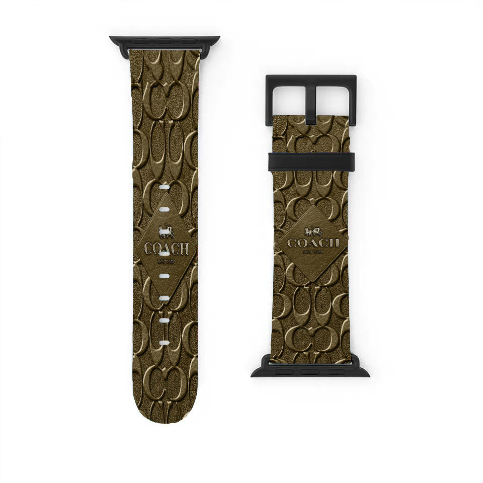 Coach New York Logo Apple Watch Band 38Mm - 44Mm