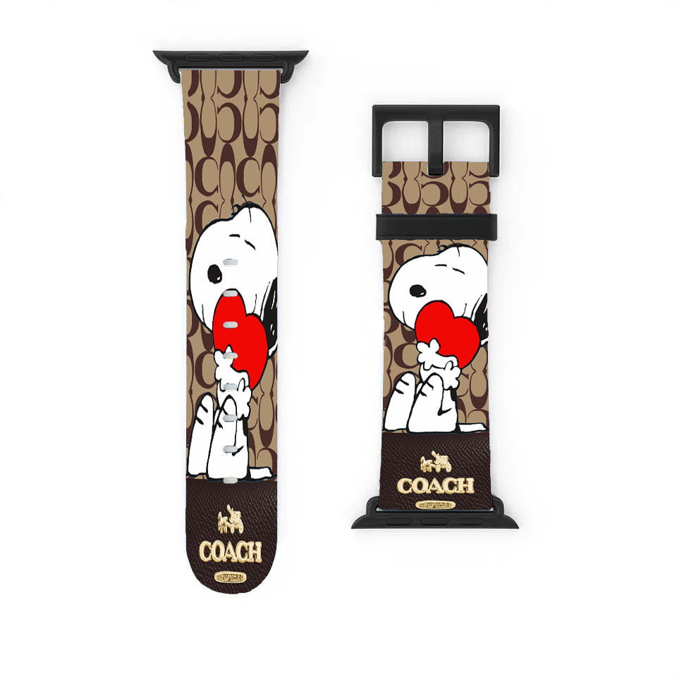 Coach New York Snoopy Apple Watch Band 38Mm - 44Mm