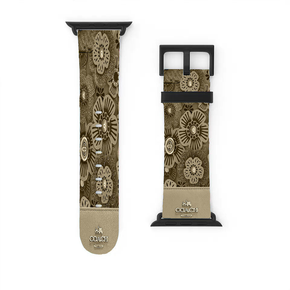 Coach New York Tea Rose Apple Watch Band 38Mm - 44Mm