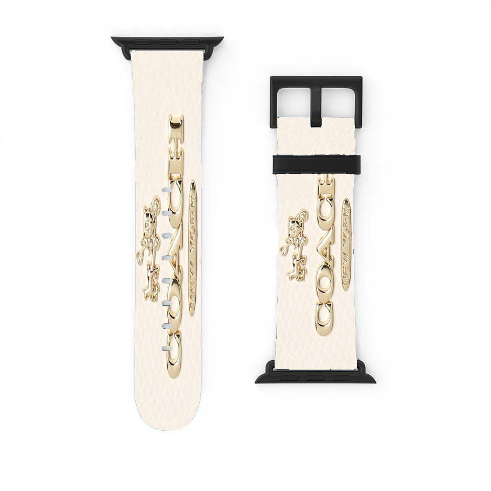 Coach Pink Pattern Mate Apple Watch Band 38Mm - 44Mm