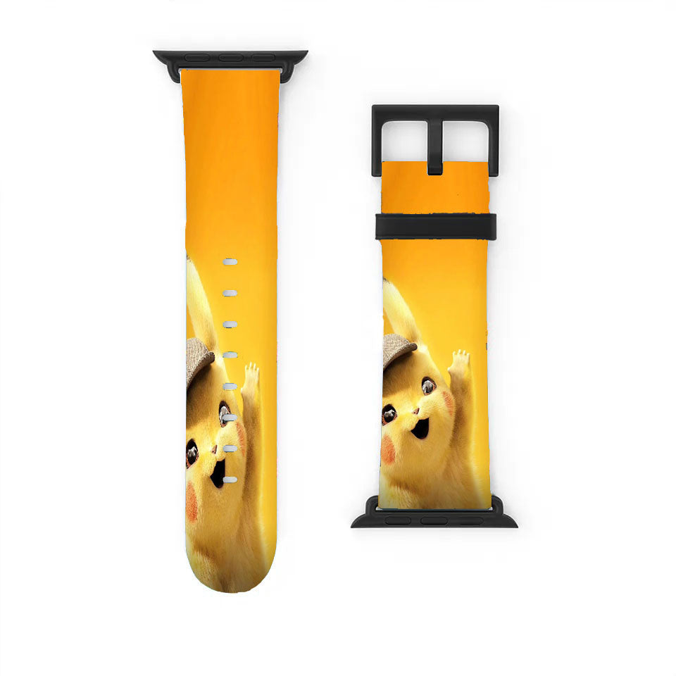 Cute Detective Pikachu Apple Watch Band 38Mm - 44Mm