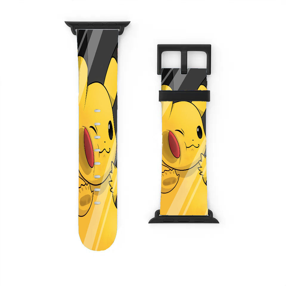 Cute Face Pokemon Pikachu Trapped On Mirror Apple Watch Band 38Mm - 44Mm