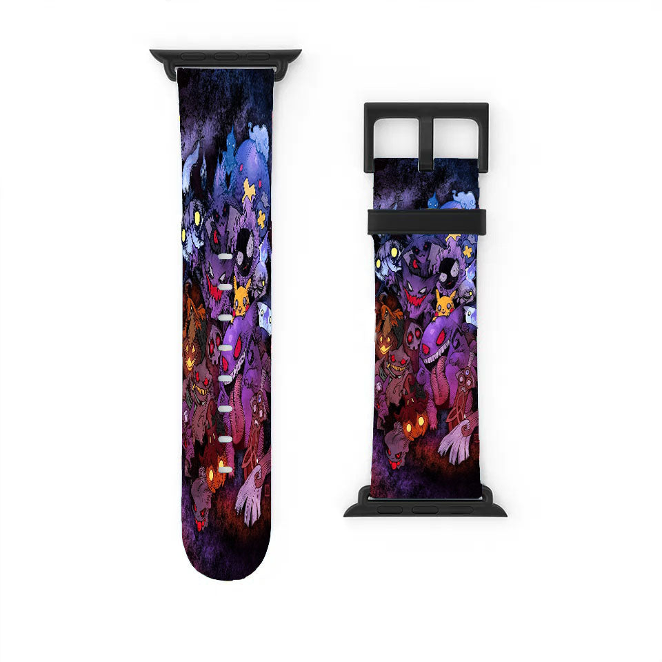 Dark Pokemon Art Apple Watch Band 38Mm - 44Mm