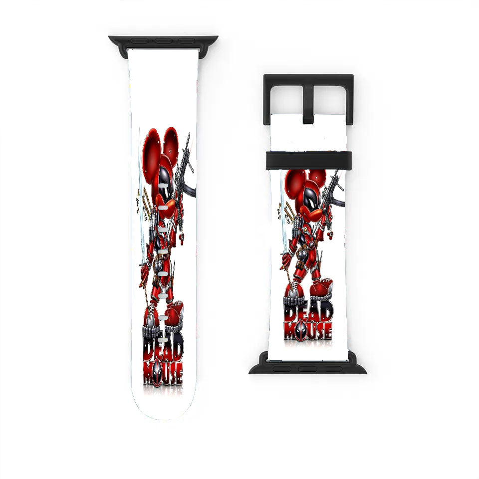 Deadpool X Mickey Mouse Apple Watch Band 38Mm - 44Mm